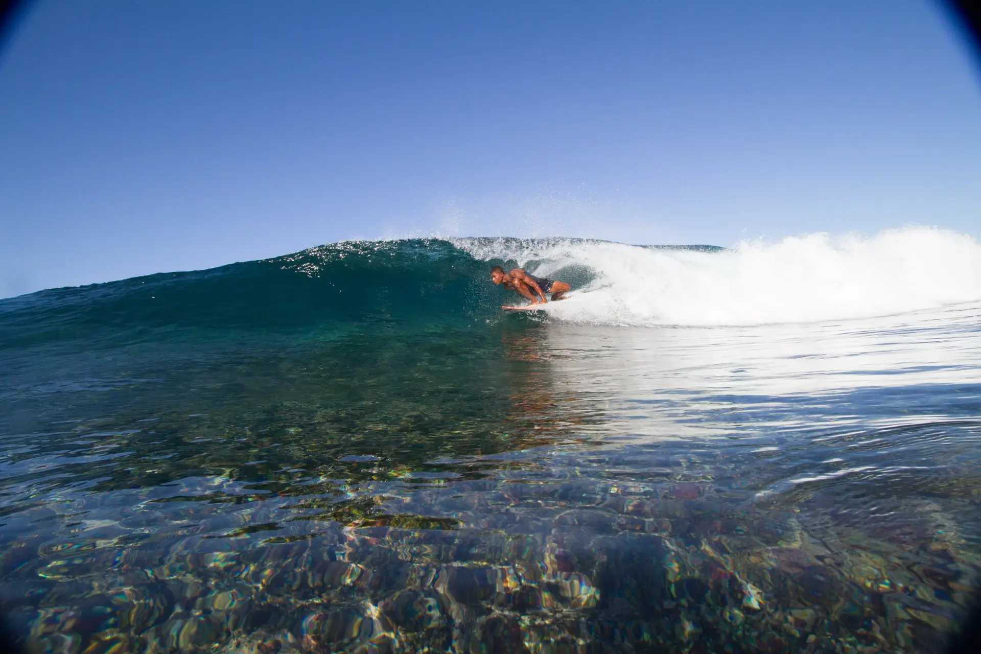 Fiji reef surf session